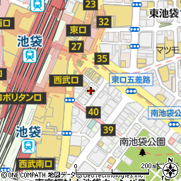 東京都豊島区南池袋1丁目23-6周辺の地図