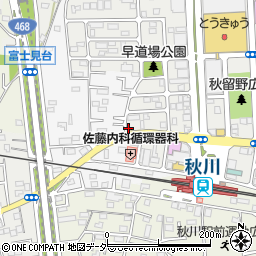 リパーク秋川駅前第２駐車場周辺の地図