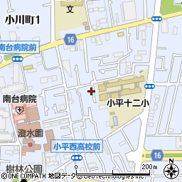 東京都小平市小川町1丁目472-5周辺の地図