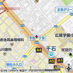 みずほ銀行駒込支店周辺の地図