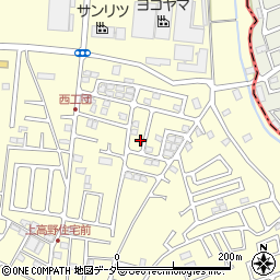 千葉県八千代市上高野1342-8周辺の地図