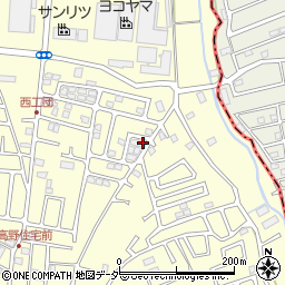 千葉県八千代市上高野1342-55周辺の地図