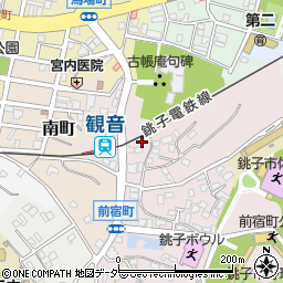 千葉県銚子市前宿町298-6周辺の地図