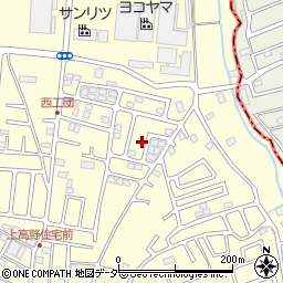 千葉県八千代市上高野1342-17周辺の地図