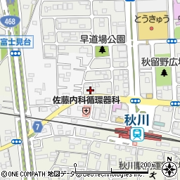ＮＴＴル・パルクあきる野秋川駅前第１駐車場周辺の地図