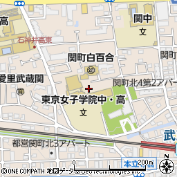 東京都練馬区関町北4丁目16周辺の地図