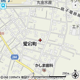 千葉県銚子市愛宕町3088-4周辺の地図