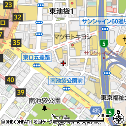 ユアー・パーキング東池袋第４駐車場周辺の地図