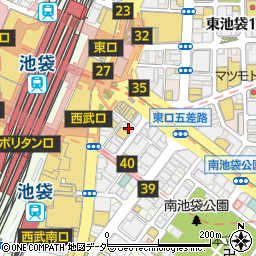 東京都豊島区南池袋1丁目23-9周辺の地図