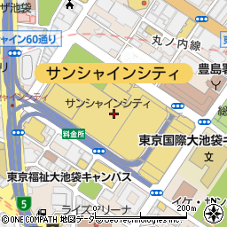 マーケットレストラン AGIO サンシャインアルパ店周辺の地図