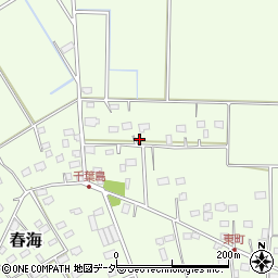 千葉県匝瑳市春海周辺の地図