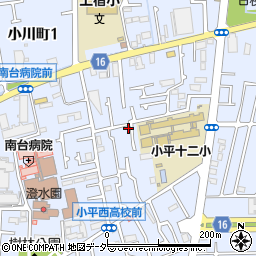 東京都小平市小川町1丁目472-4周辺の地図