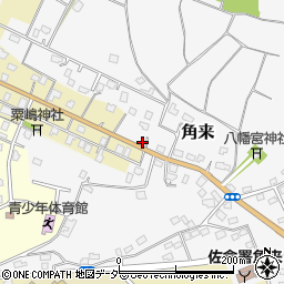 千葉県佐倉市角来24周辺の地図