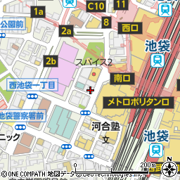 東京都豊島区西池袋1丁目10-1周辺の地図