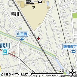 東京都福生市熊川810-34周辺の地図