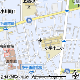 東京都小平市小川町1丁目472-13周辺の地図