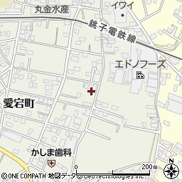 千葉県銚子市愛宕町3199-11周辺の地図