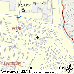 千葉県八千代市上高野1342-11周辺の地図