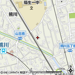 東京都福生市熊川810-21周辺の地図