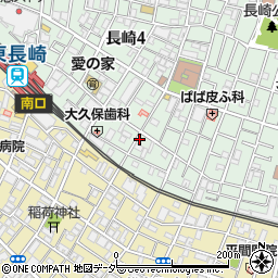 長崎四丁目うめの木児童遊園周辺の地図