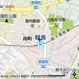 千葉県銚子市前宿町36周辺の地図