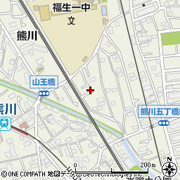 東京都福生市熊川810-25周辺の地図