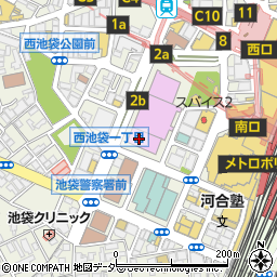 東京芸術劇場駐車場周辺の地図