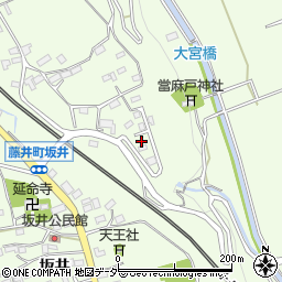 山梨県韮崎市藤井町駒井1096-19周辺の地図