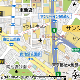 コメダ珈琲店 東池袋一丁目店周辺の地図
