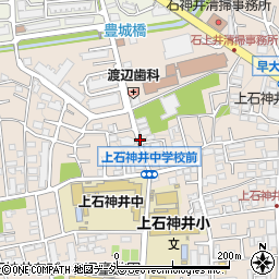 東京都練馬区上石神井4丁目周辺の地図