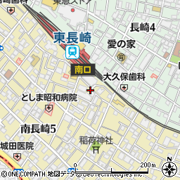 ぎょうざの満洲 東長崎南口店周辺の地図