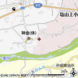 山梨県甲州市塩山上小田原483周辺の地図