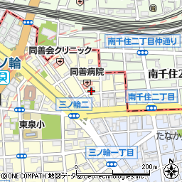 東京都台東区三ノ輪2丁目周辺の地図