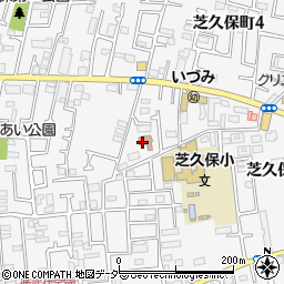西東京市　芝久保地区会館周辺の地図