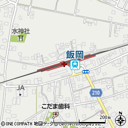 飯岡駅周辺の地図