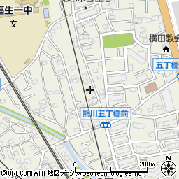東京都福生市熊川1341-5周辺の地図