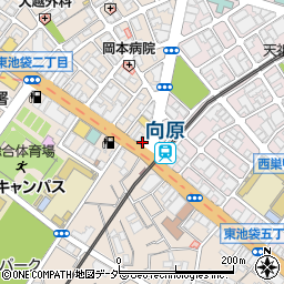 東京都豊島区東池袋2丁目1-1周辺の地図