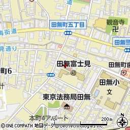 西東京市障害者総合支援センター周辺の地図