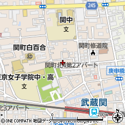 東京都練馬区関町北4丁目15周辺の地図
