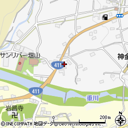 山梨県甲州市塩山下小田原542周辺の地図