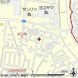 千葉県八千代市上高野1342-2周辺の地図