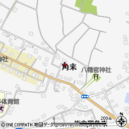 千葉県佐倉市角来17周辺の地図