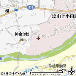 山梨県甲州市塩山上小田原476周辺の地図