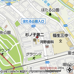 クリエイトＳＤ福生南田園店周辺の地図