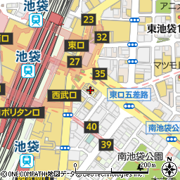 炭火焼き鳥 九十九 -TSUKUMO- 池袋東口店周辺の地図