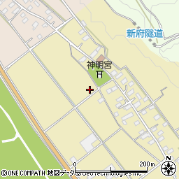 山梨県韮崎市下祖母石2319周辺の地図