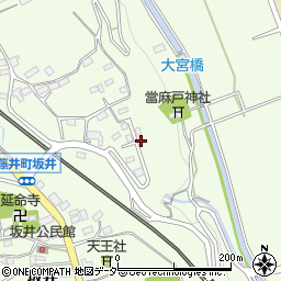 山梨県韮崎市藤井町駒井1096-13周辺の地図