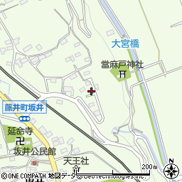 山梨県韮崎市藤井町駒井1096-16周辺の地図
