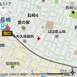東京都豊島区長崎4丁目周辺の地図