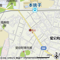 千葉県銚子市愛宕町3698周辺の地図